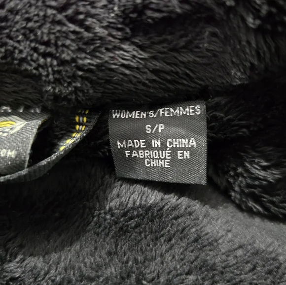 Mountain Hardwear Soft Shell Utility Moto Hooded Bomber jacket Coat black cozy S - Picture 5 of 15